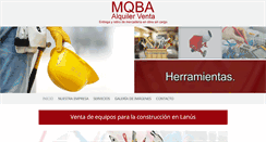 Desktop Screenshot of mqba-alquilerventa.com