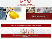 Tablet Screenshot of mqba-alquilerventa.com